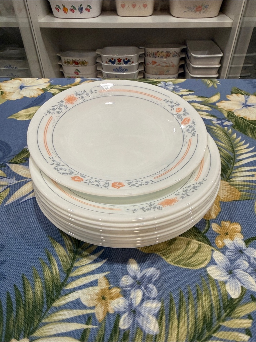 Corelle Apricot Grove set of 10 dessert dishes